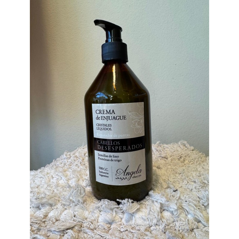 crema enjuage vidrio